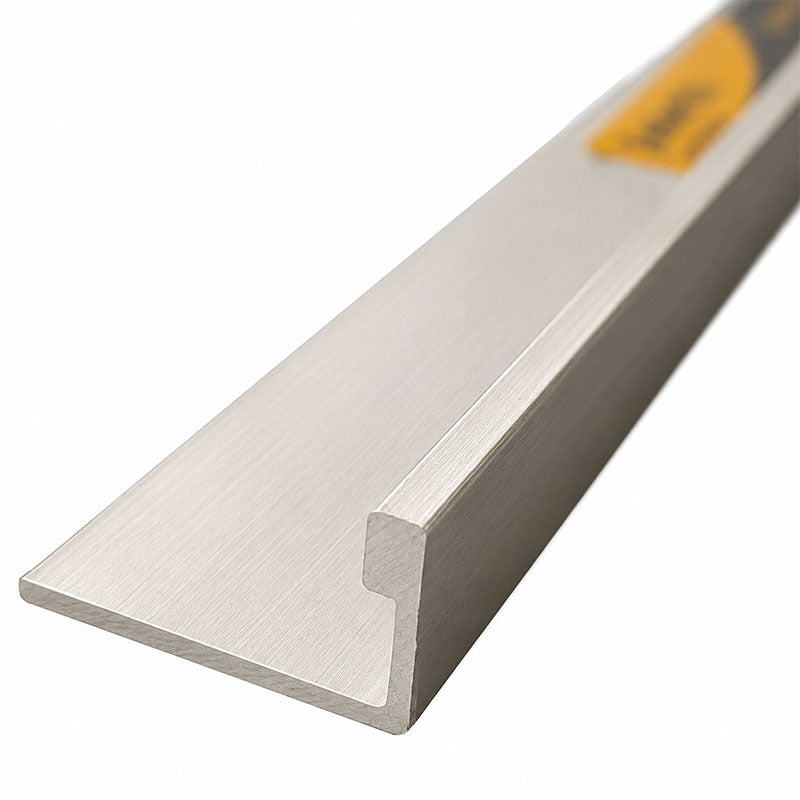 Aluminium Angle - Brushed Nickel 8mm x 3m