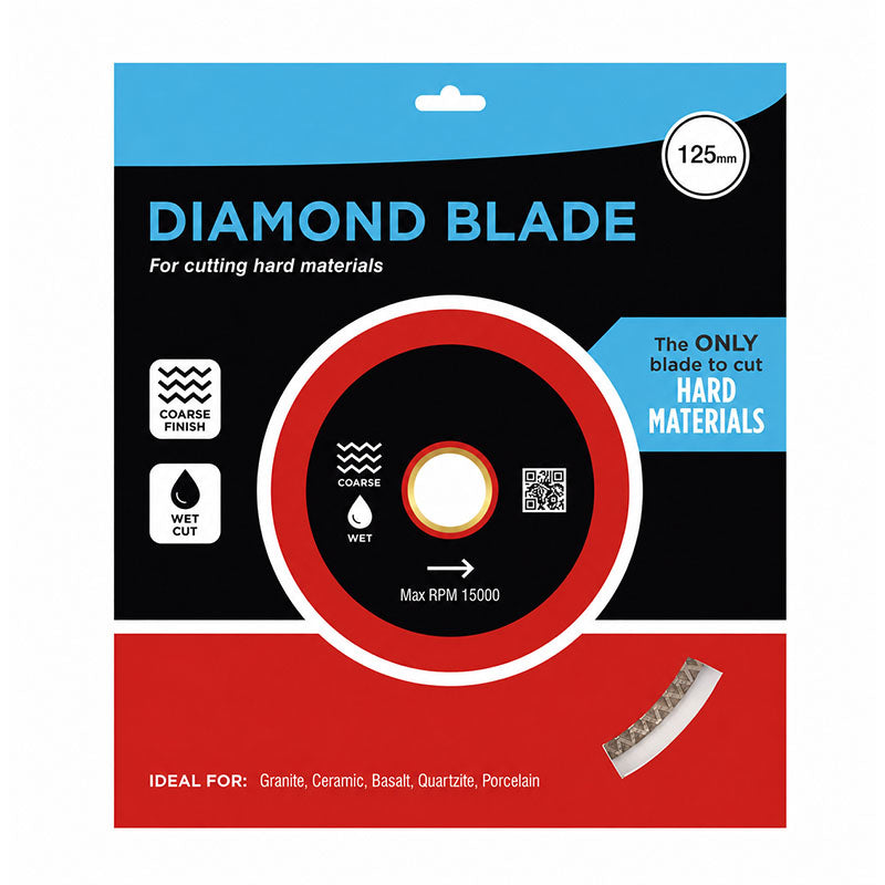 Red Mesh Rim Diamond Blade 125mm