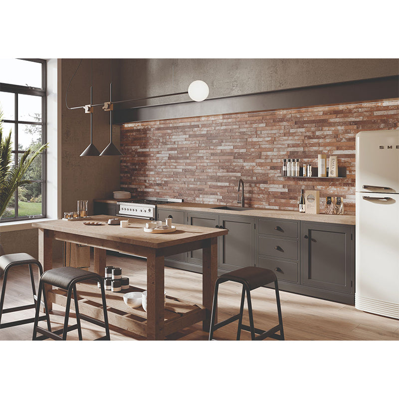 HARLEM RED BRICK SUBWAY 48X450MM