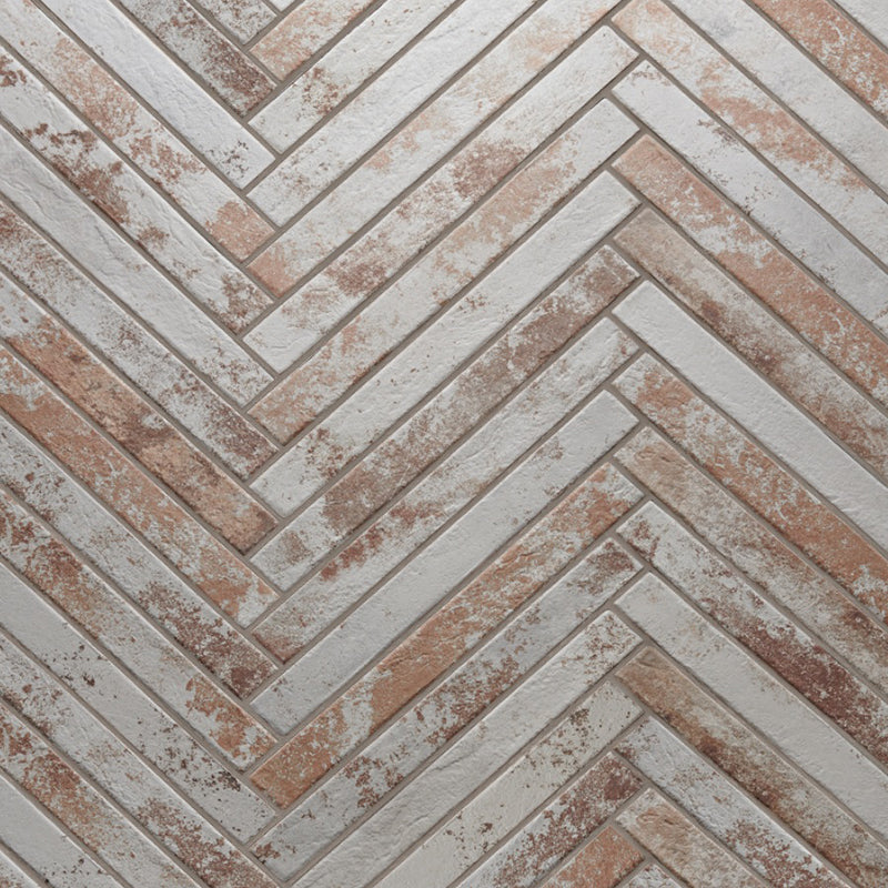 HARLEM RED WHITE BRICK SUBWAY 48X450MM