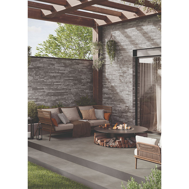 HARLEM DARK GREY BRICK SUBWAY 48X450MM