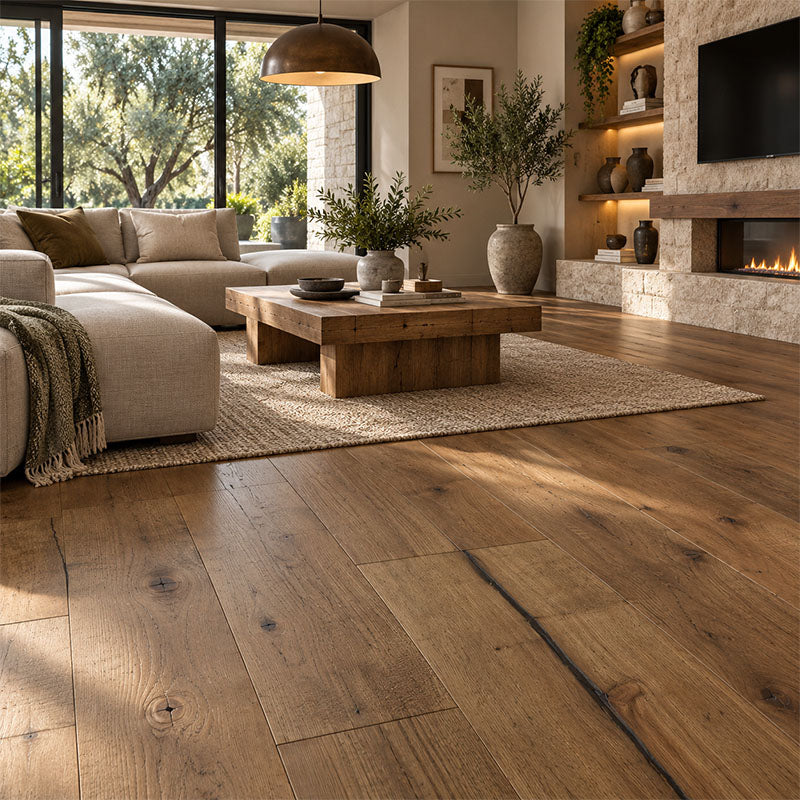 Elk Falls American Hickory Engineered Flooring Rustic Eldorado 1900x189x14/2mm