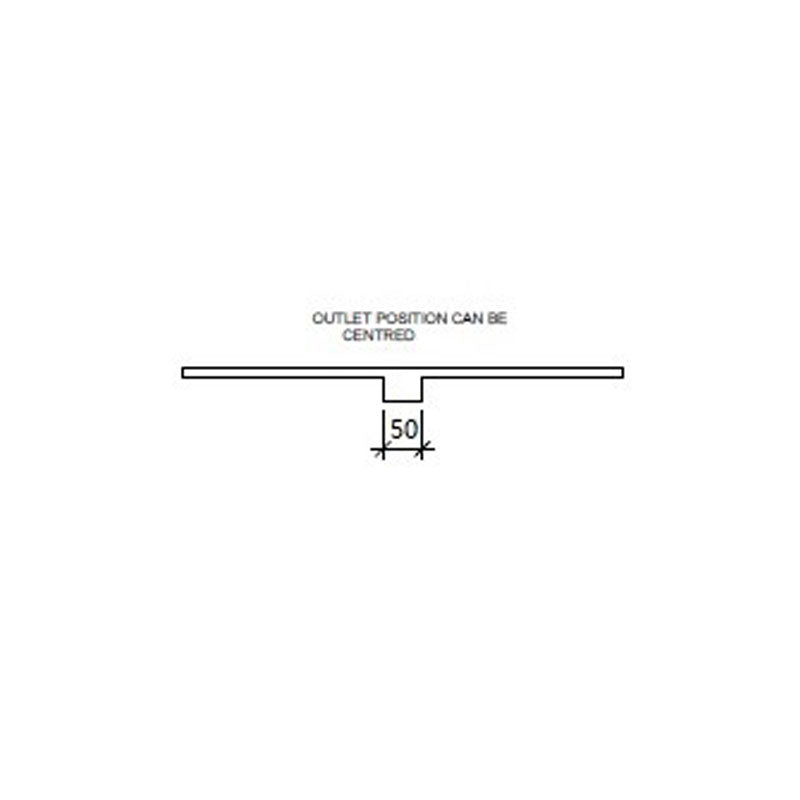 Stainless Steel Shower Channel 1100x80mm