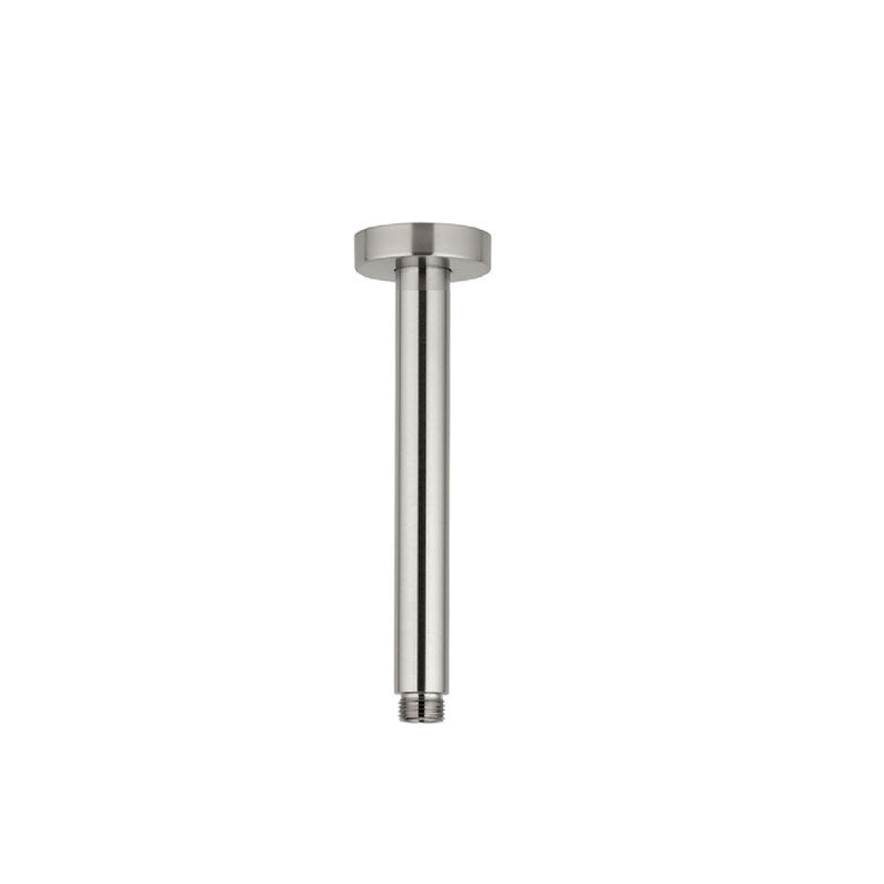DOCCIA Round Ceiling Dropper in Brushed Nickel 400mm