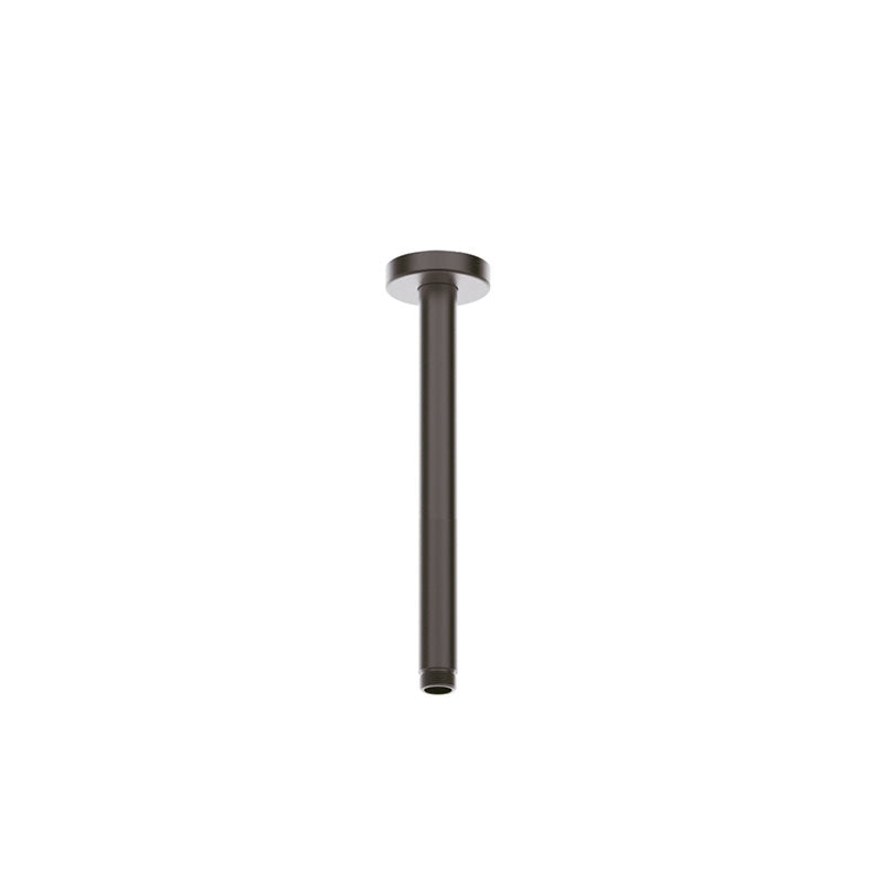 DOCCIA Round Ceiling Dropper in Gun Metal 400mm