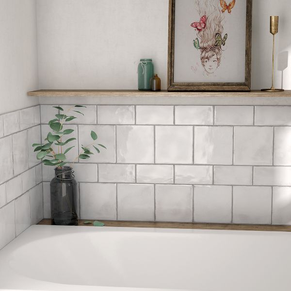 Splendours Subway White Gloss (Euro) 75x150mm