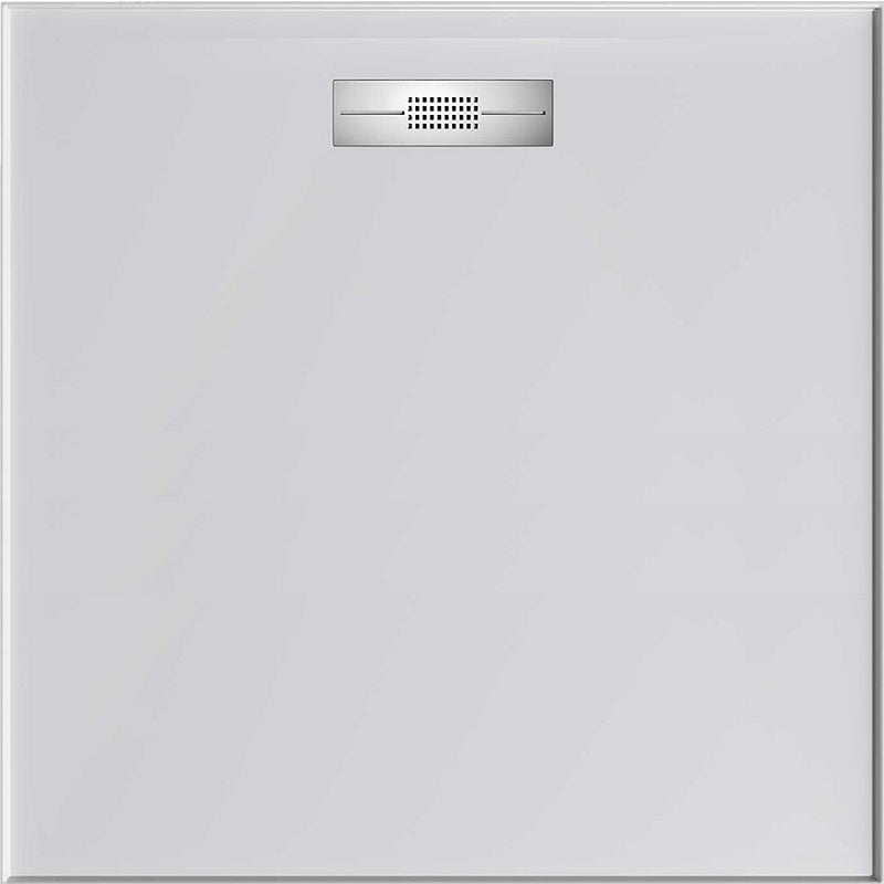 Elite Polymarble Base 900x900 Rear Outlet Shower Base