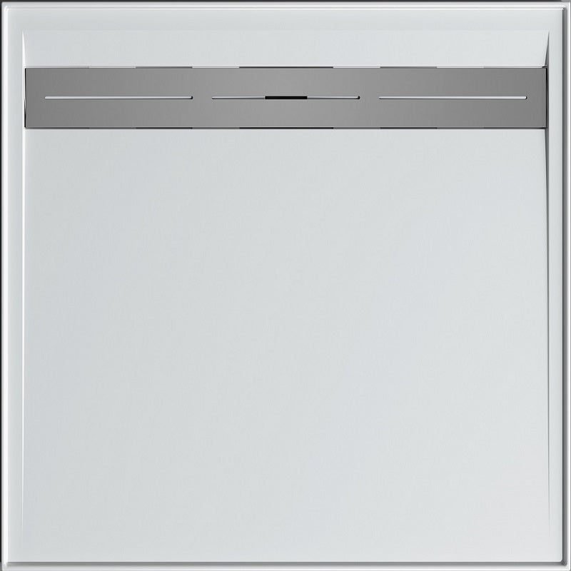 Urban CH Polymarble base 1000x1000 Rear Outlet Shower Base