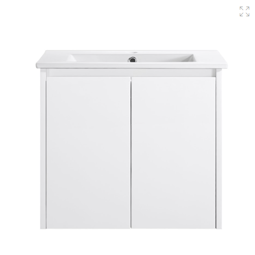 Sierra Series Wall Hung Natural Timber 580x355x520mm CABINET ONLY