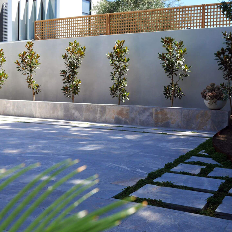 Marble Silver Ash Sandblasted Crazy Paving 20mm