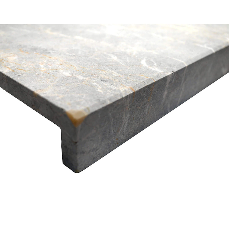 Marble Silver Ash Sandblasted Dropface 600x400x20/60mm