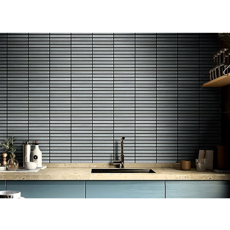 FINGER SPECKLE MOSAIC LIGHT GREY GLOSS 20X145