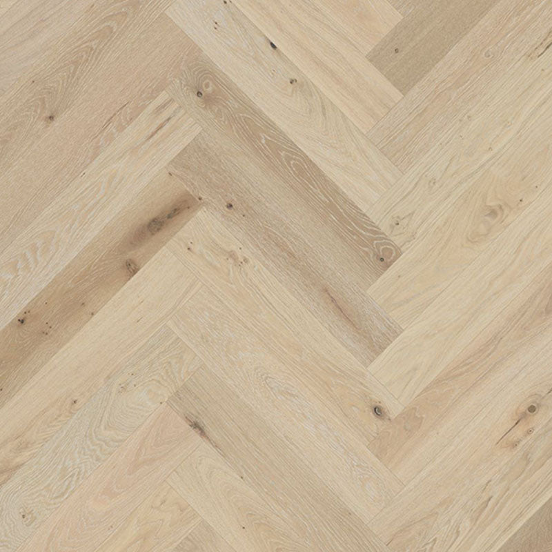 CrossWood Engineered Herringbone Flooring Limed Wash 600x127x14/3mm