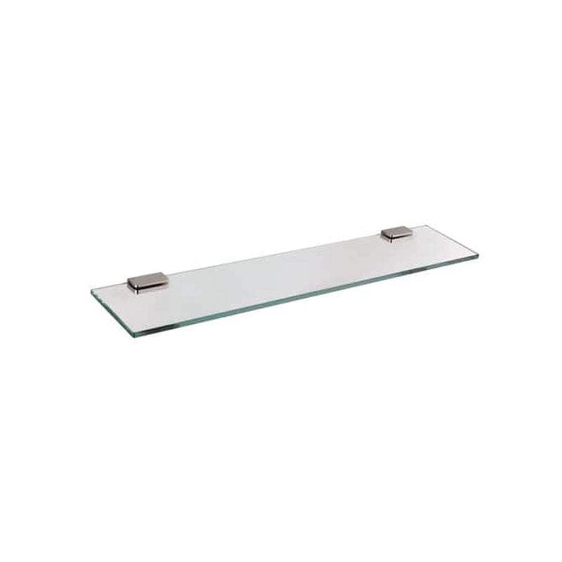 ACQUA Glass Shelf with Chrome Brackets