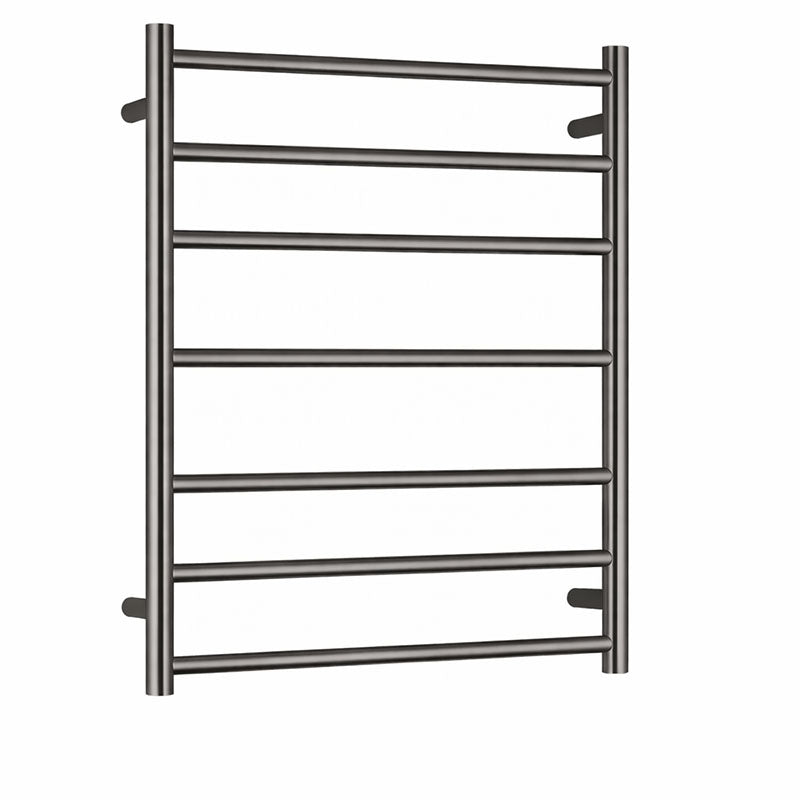 JESS Round 7 Bar Non Heated Towel Ladder in Gun Metal 812x620x120mm