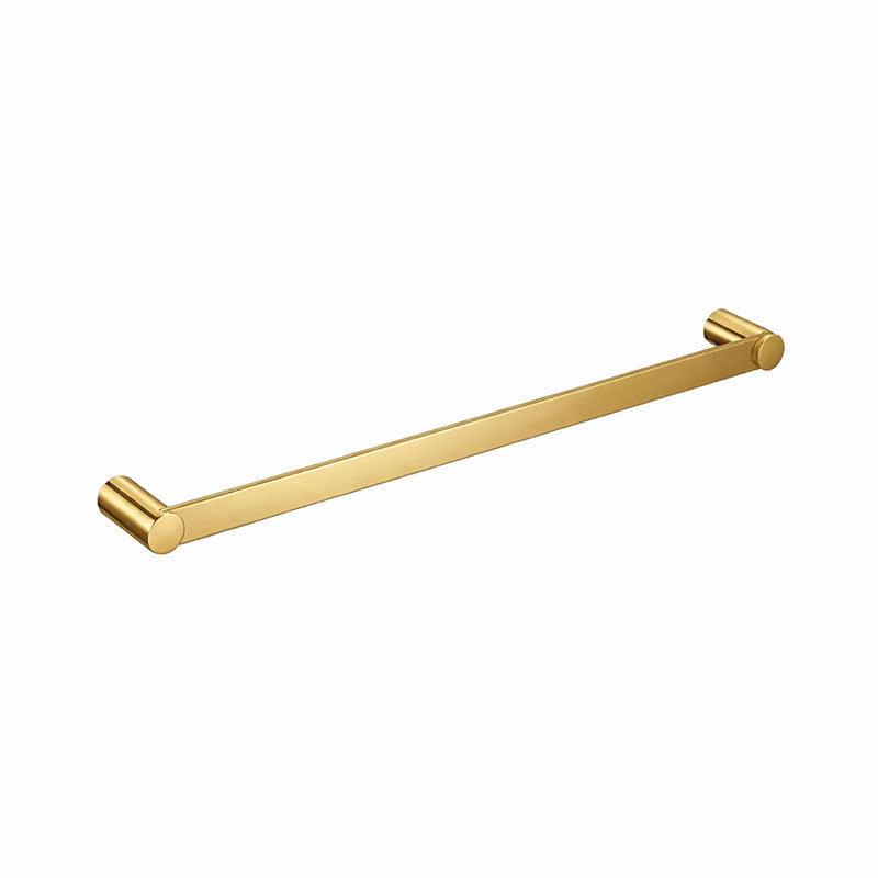 VIVO Single Towel Rail in Brushed Brass 600mm