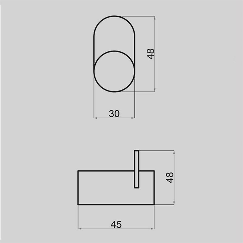 VIVO Single Hook in Brushed Brass