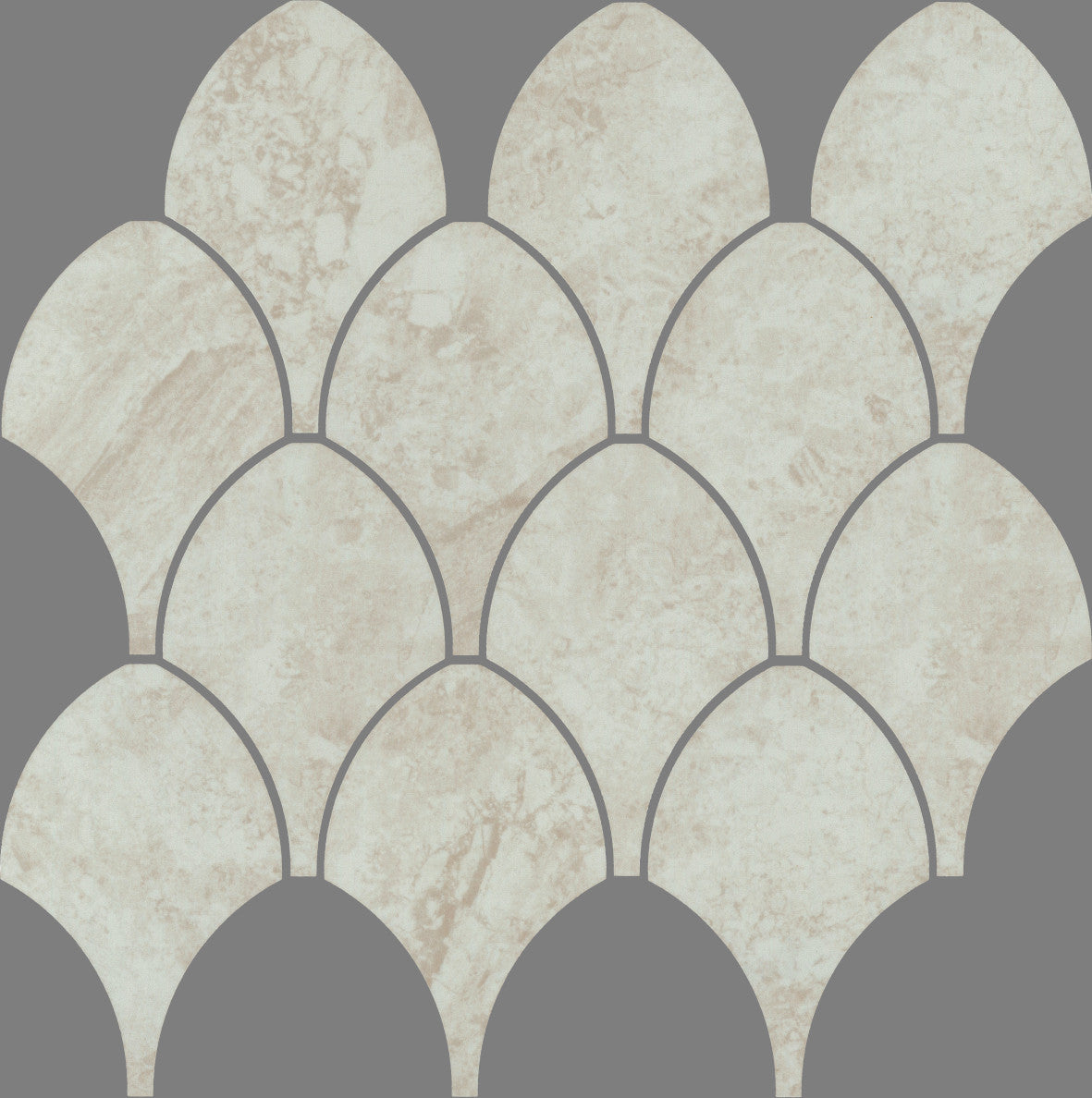 TROPICAL STONE ALMOND POLISHED FAN 84MM