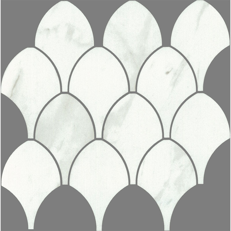 TROPICAL STONE CARRARA POLISHED FAN 84MM