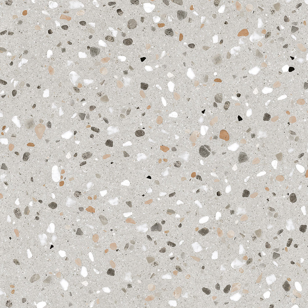 TERRAZZO STONE EARTH 600X600 MATT