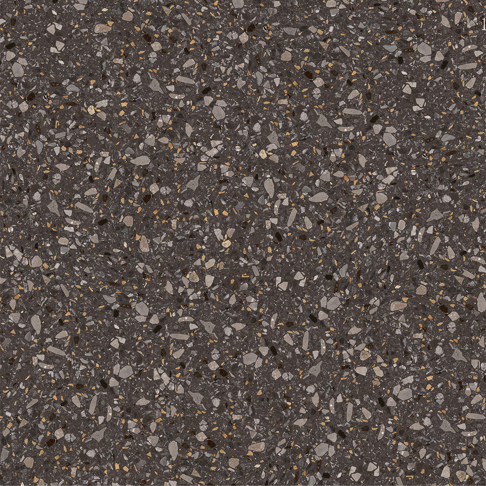 TERRAZZO STONE NERO 600X600 MATT (PAL)