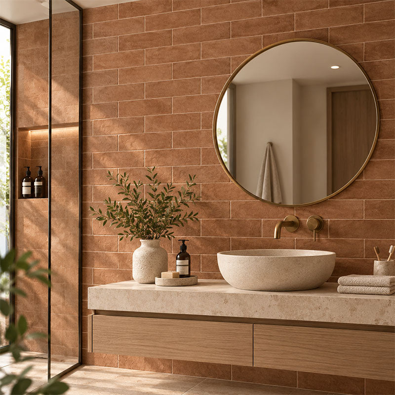 Terracotta Clay Matt 75x230