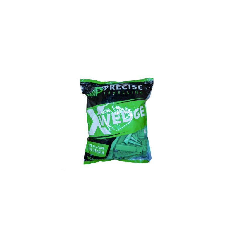 Tiles Leveling Clip Wedge 100pc bag-Green