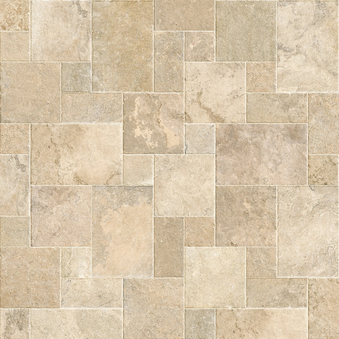 Travertino Lux Ivory Matt French Pattern