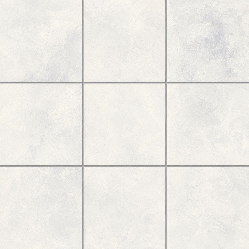 Tundra White Square 98x98mm Mosaic Matt Smooth Grip