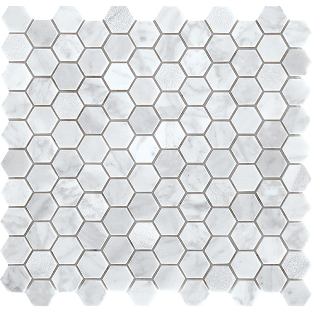 TUSCANY CARRARA SMALL HEXAGON MOSAIC NEW 312x292