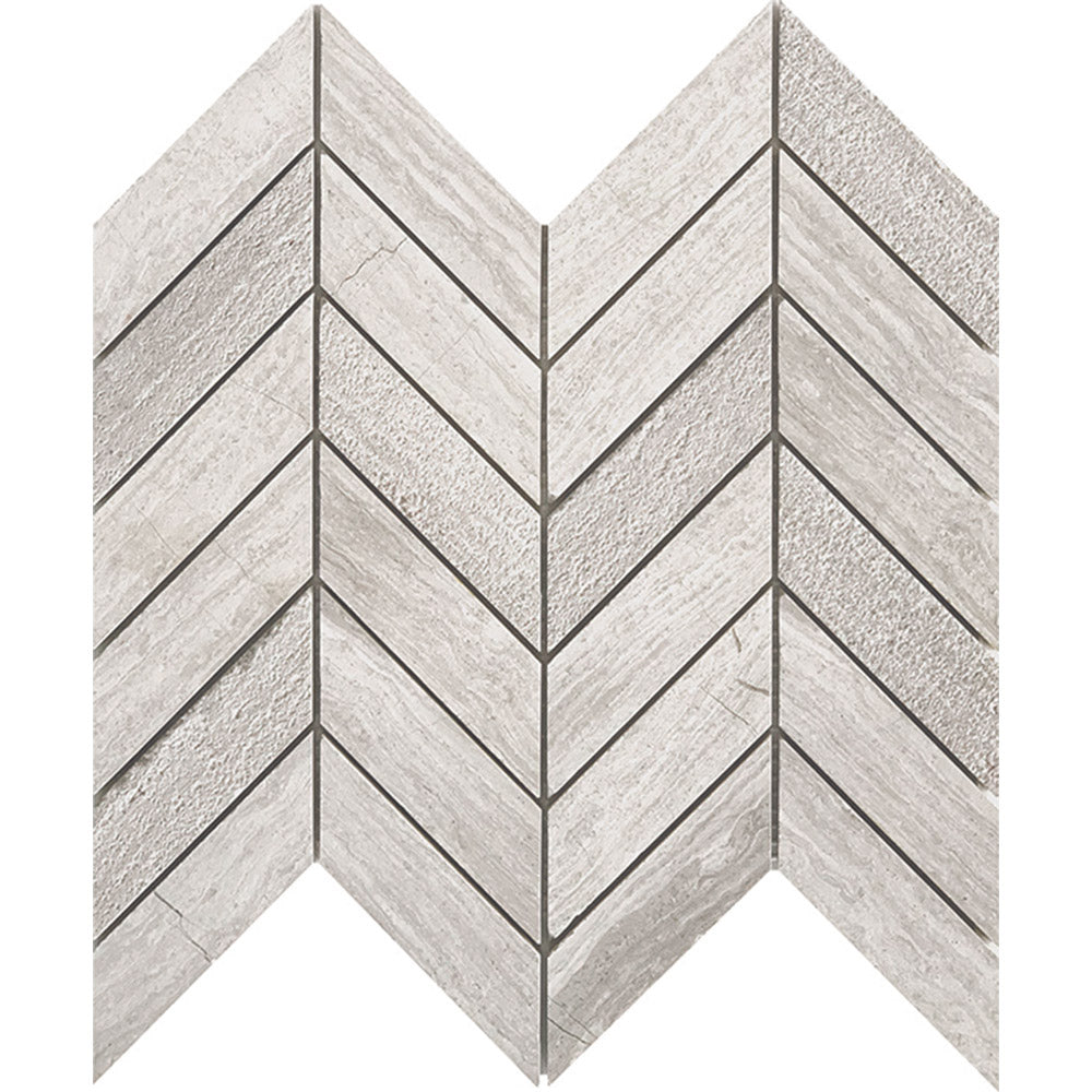 TUSCANY WOOD GREY CHEVRON NEW