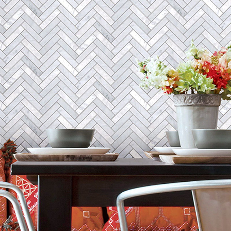 TUSCANY CARRARA LONG HERRINGBONE MOSAIC NEW 295x275