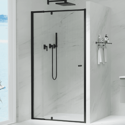 Semi-Frameless Pivot Screen Front Panel 1060-1140mm Black
