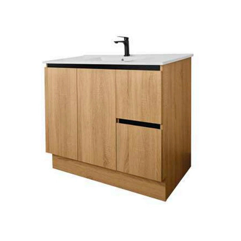 NUTROLUX 900 Vanity with Ceramic Top - LHD or RHD 900x848x450mm