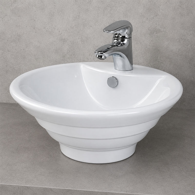 Ceramic Basin Series Insert Basin Gloss White 480x480x190mm