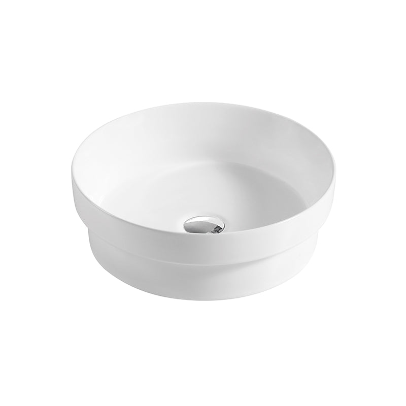 JESS Half Insert Basin in Gloss White Finish 360x360x120mm