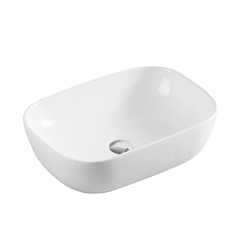 LUCERNE Above Counter Basin in Matte White Finish 460x320x135mm