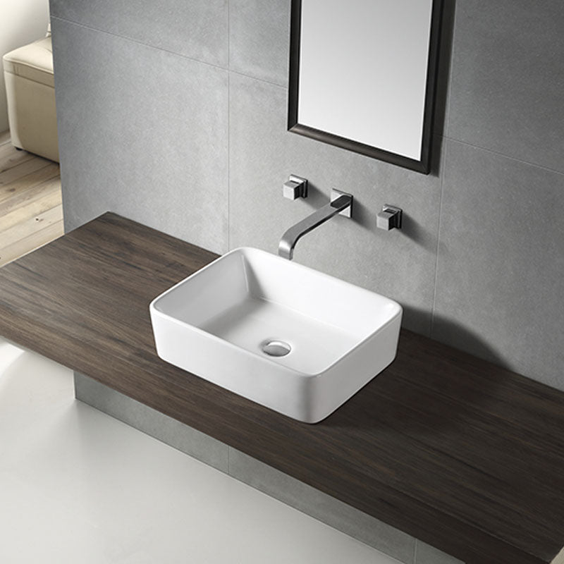 SORRENTO Above Counter Basin Gloss White 475x365x130mm