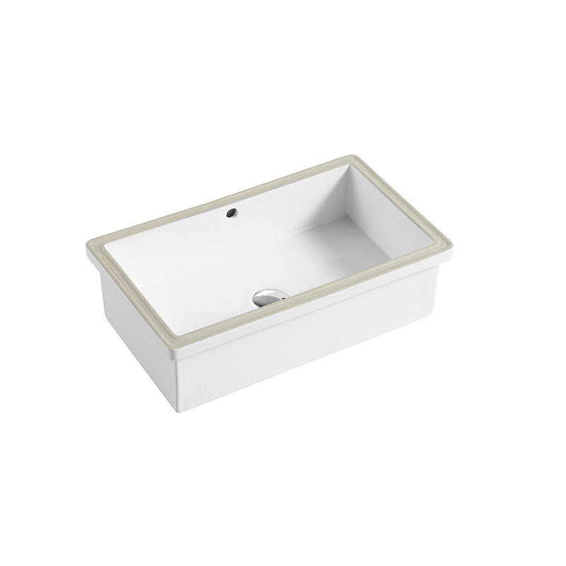 QUBI II Under Counter Basin Gloss White 600x350x180mm
