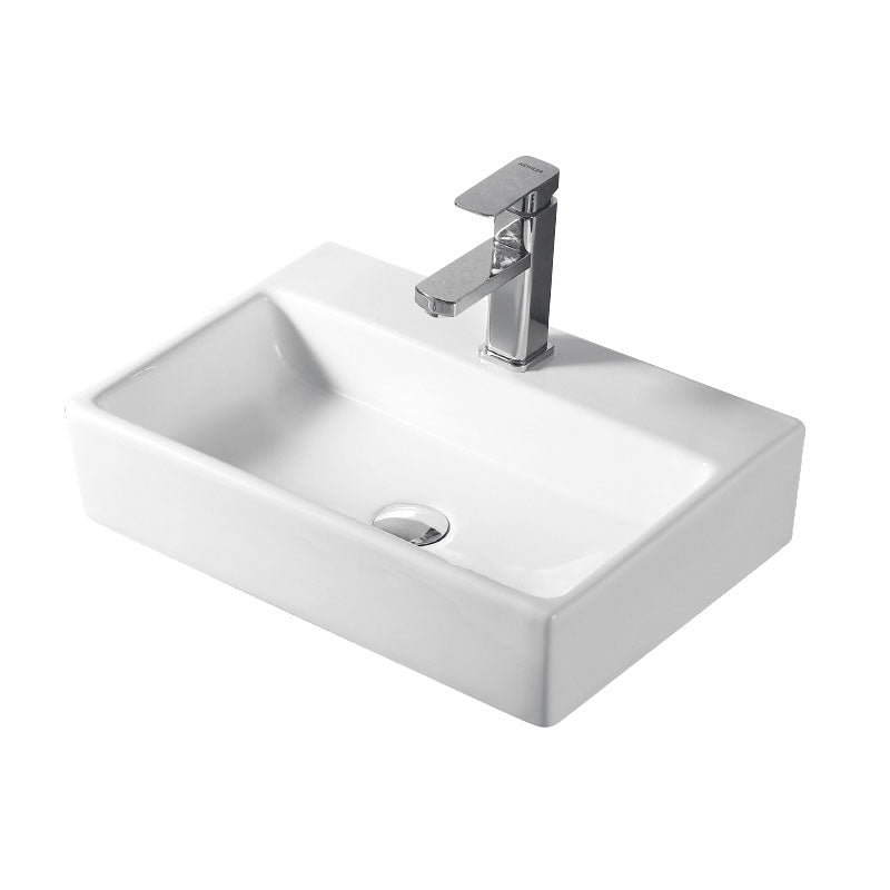 ACQUA Above Counter Basin Gloss White 510x360x120mm