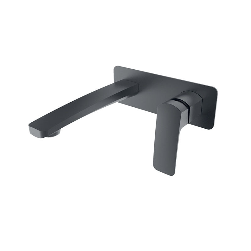 BRAVO-II Wall Basin/Bath Set in Gun Metal