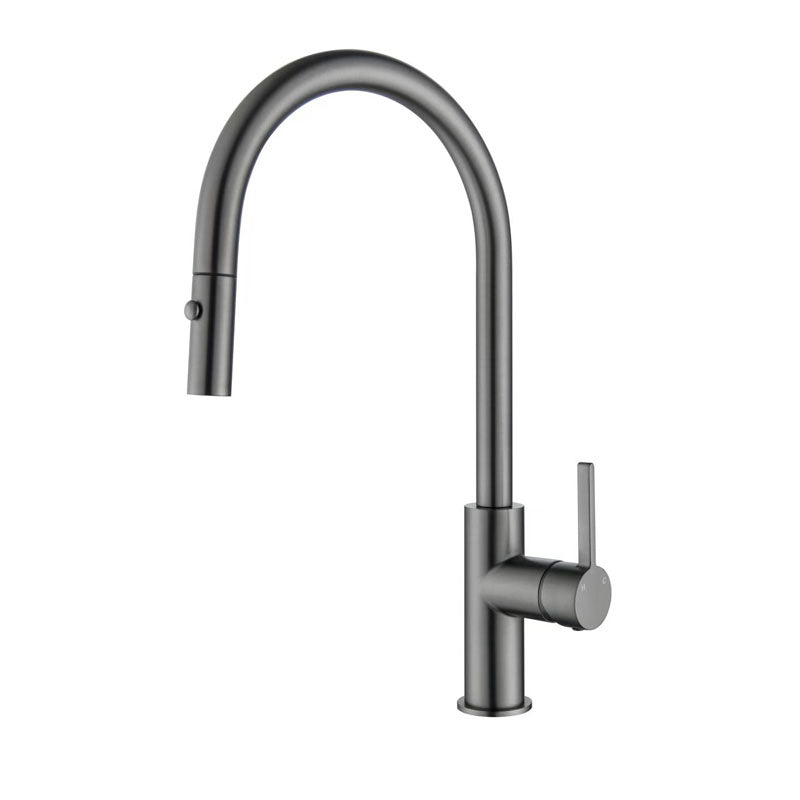 KENZO Pull Out Sink Mixer in Gun Metal