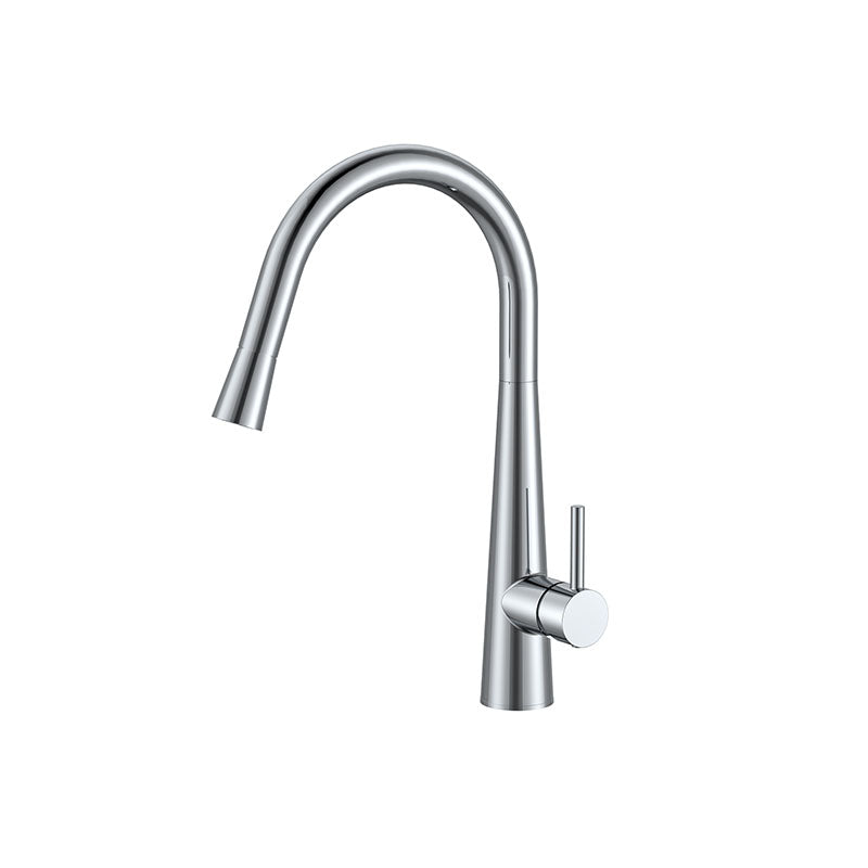 JESS Goose Neck Sink Mixer with Pull Out Magnet Head in Chrome