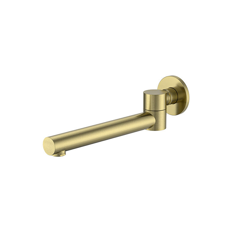 JESS Swivel Bath Spout in Brushed Brass