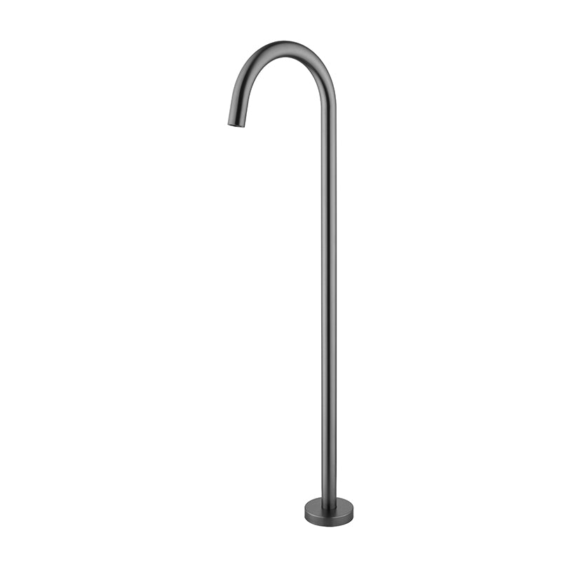 JESS Floor Mounted Bath Filler in Gun Metal