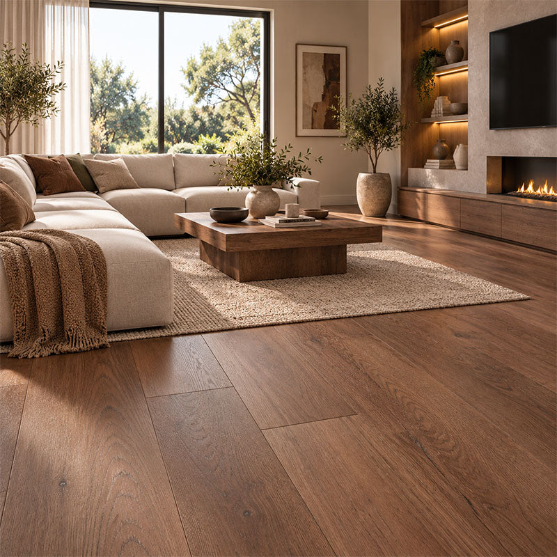 Elk Falls American Hickory Engineered Flooring Whisky Barrel 1900x189x14/2mm