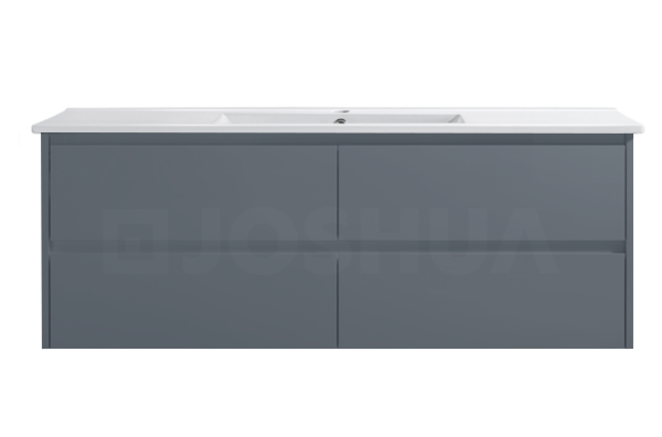 Moddra(Hung) Series Matt Grey Overall 1180x455x540mm CABINET ONLY