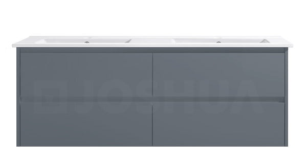 Moddra(Hung) Series Matt Grey Overall 1480x455x540mm CABINET ONLY