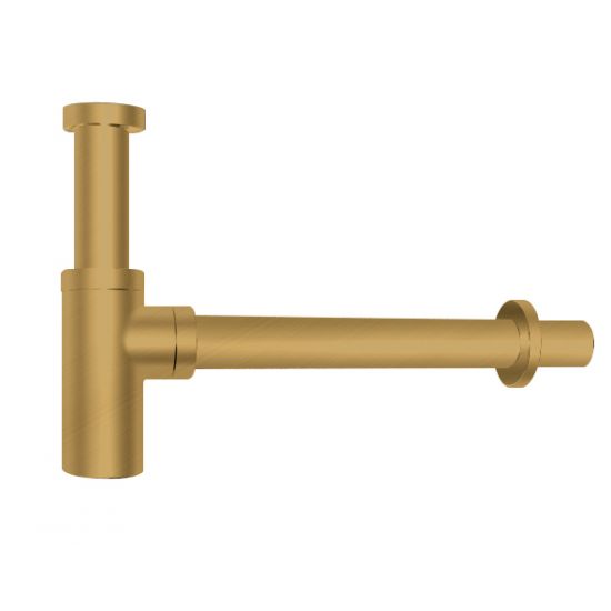 NORICO Round Brushed Yellow Gold Bottle Trap 32mm