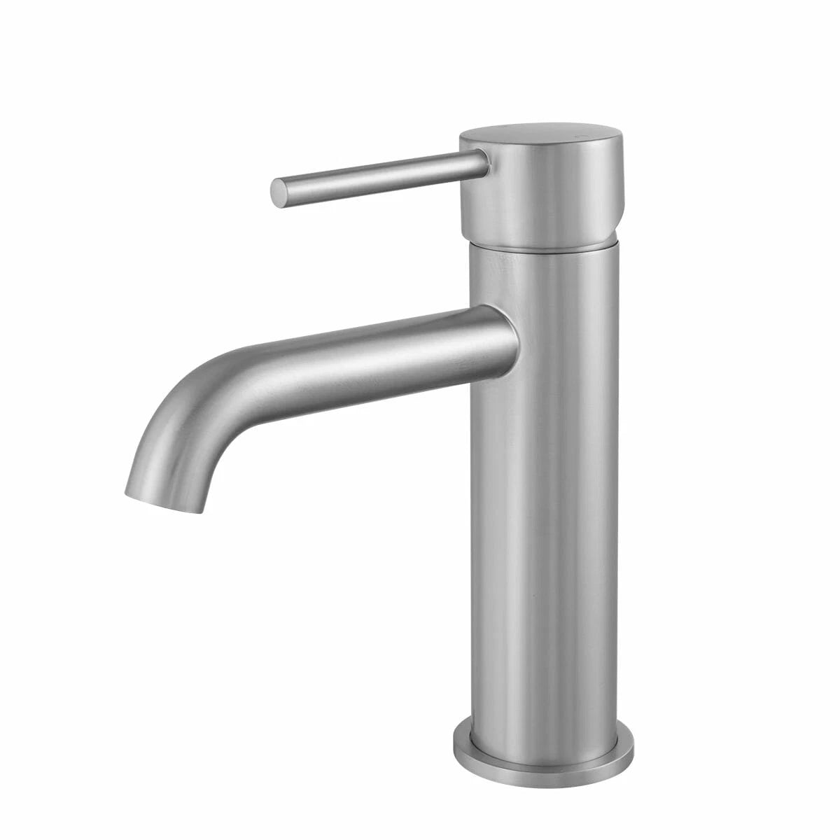 LUCID PIN Series Round Basin Mixer Brushed Nickel